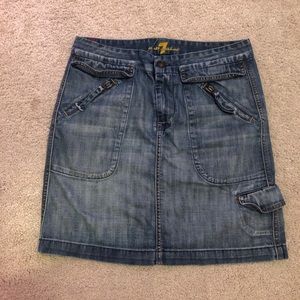 7 for all man kind skirt